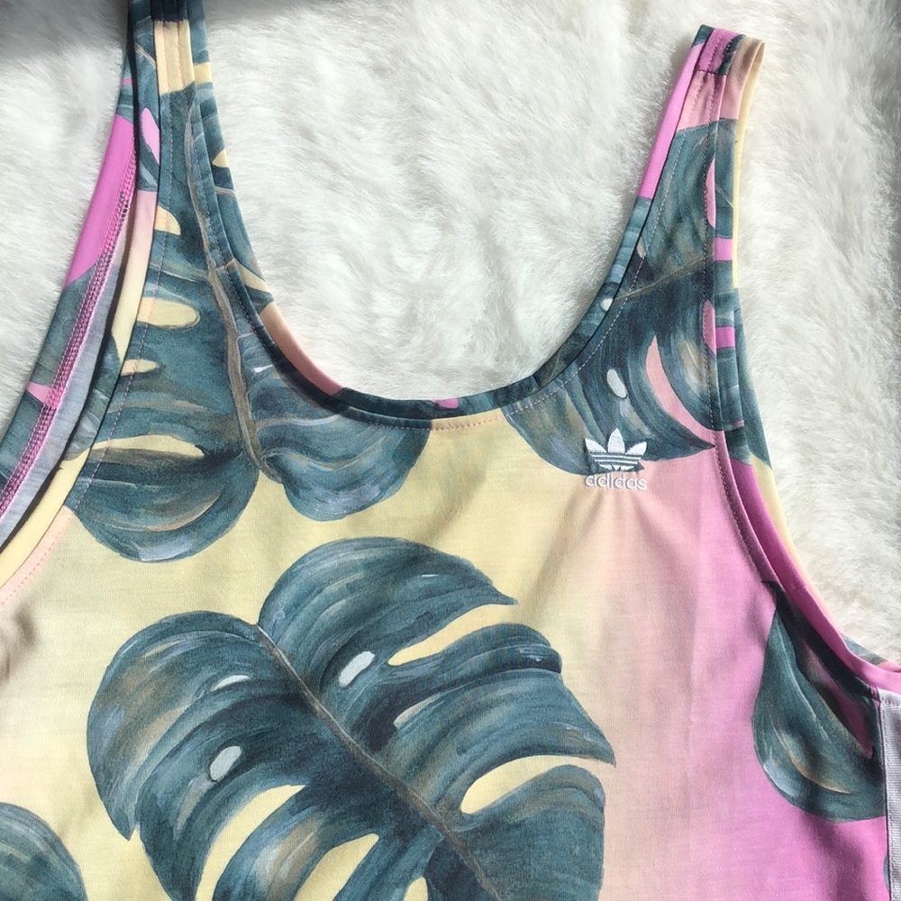 NWT Adidas Farm tank tropical palm tree - Picture 4 of 7